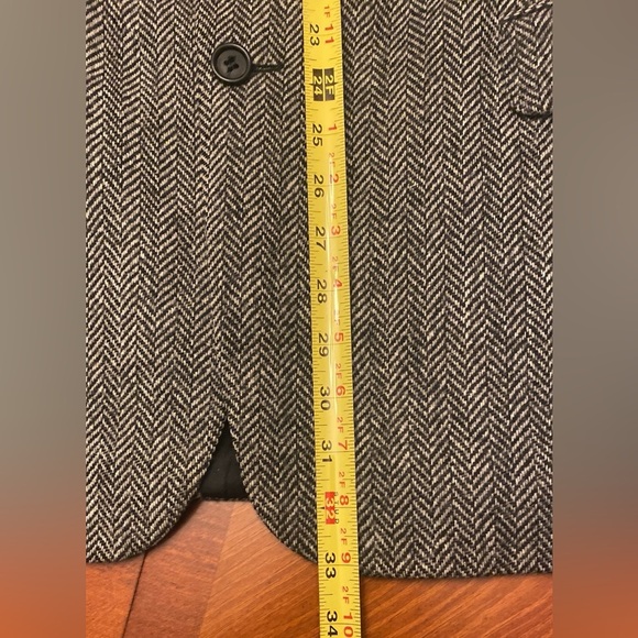 Gray Textured Sport Coat with Classic Weave - Picture 11 of 13